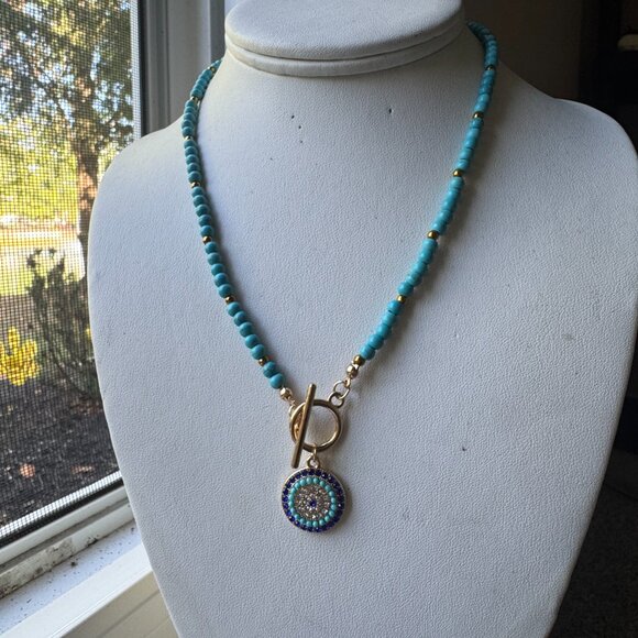 OCTOBER NECKLACE STATEMENT NECKLACE - Picture 4 of 4